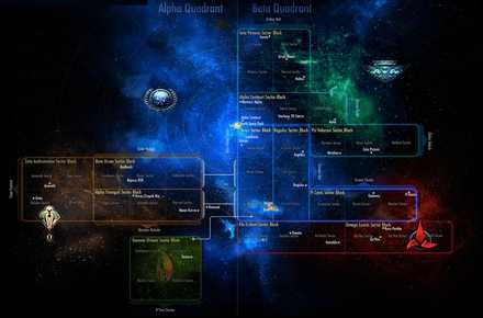 Star Trek Online Galaxy Map