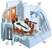 USS Voyager conference lounge